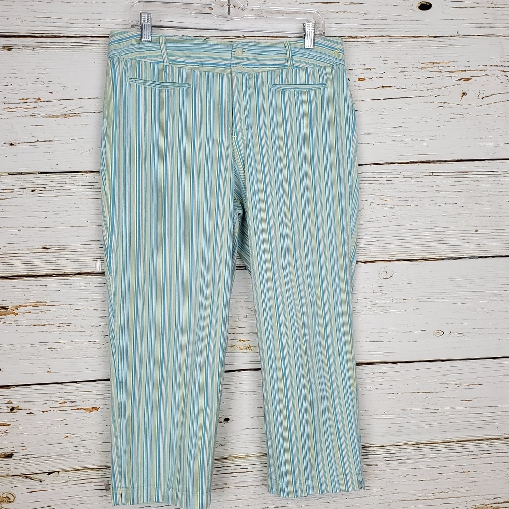 Columbia River Resort Striped Crop Pants
